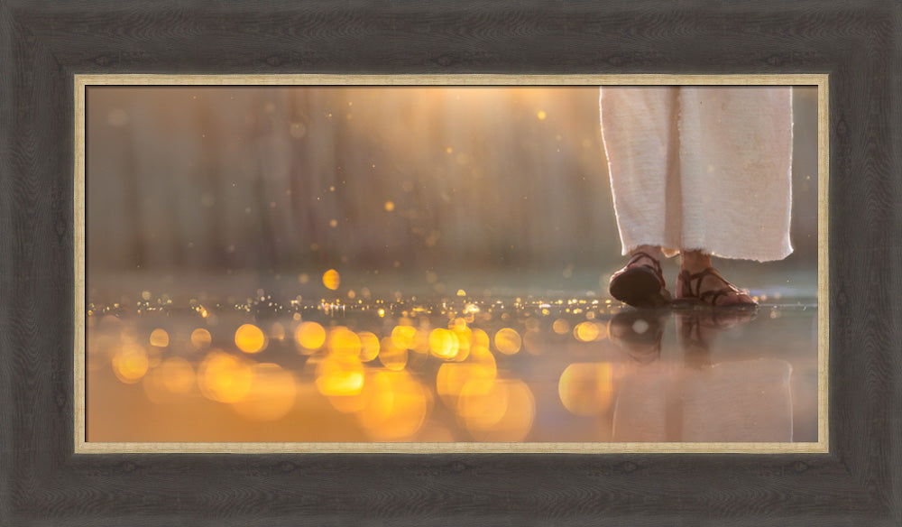 Walk In Faith - framed giclee canvas