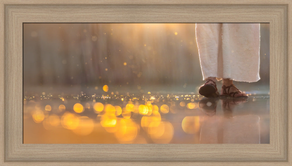 Walk In Faith - framed giclee canvas