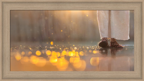 Walk In Faith - framed giclee canvas