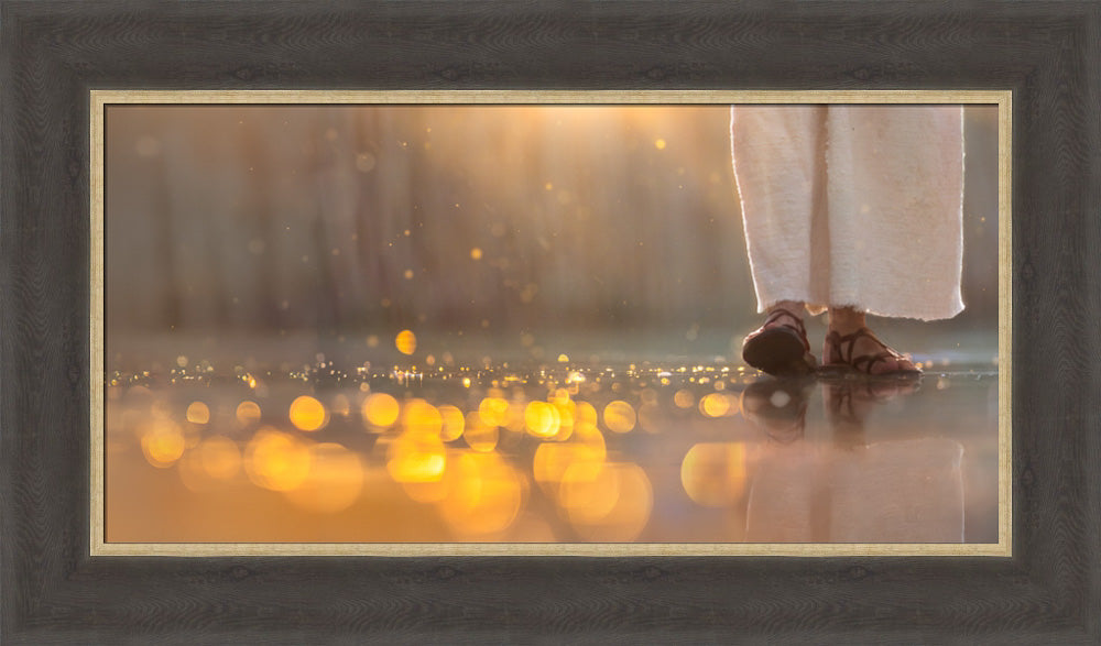 Walk In Faith - framed giclee canvas