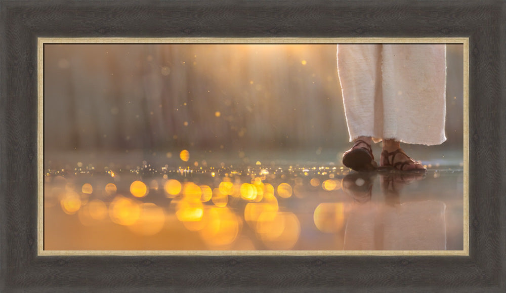 Walk In Faith - framed giclee canvas