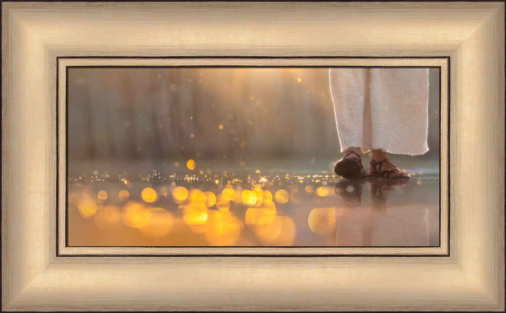 Walk In Faith - framed giclee canvas