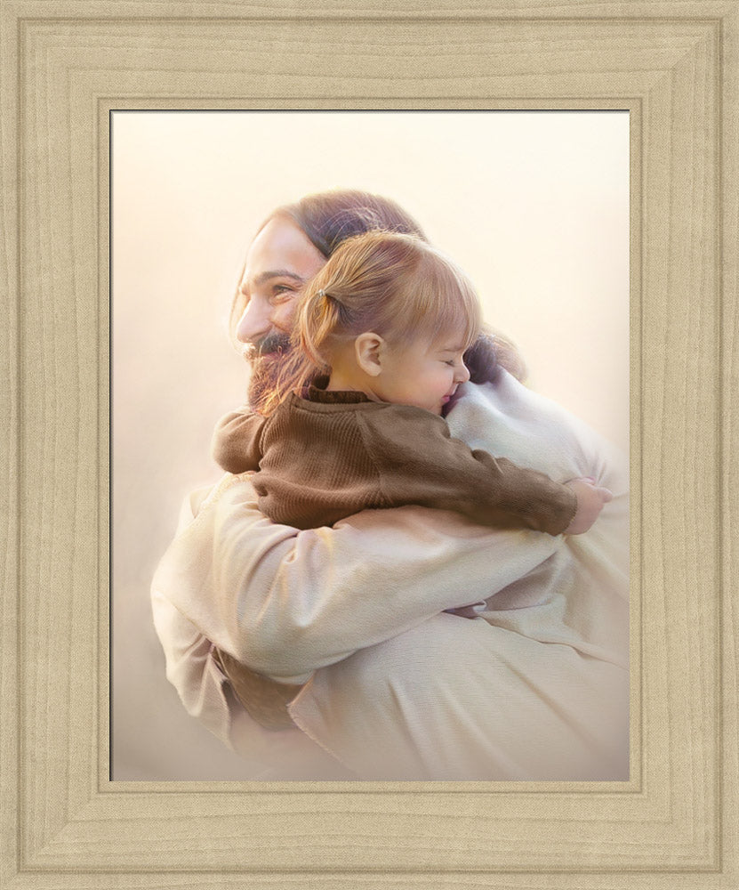 As A Child - framed giclee canvas