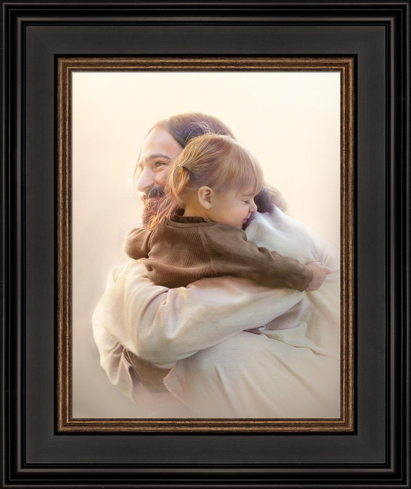 As A Child - framed giclee canvas