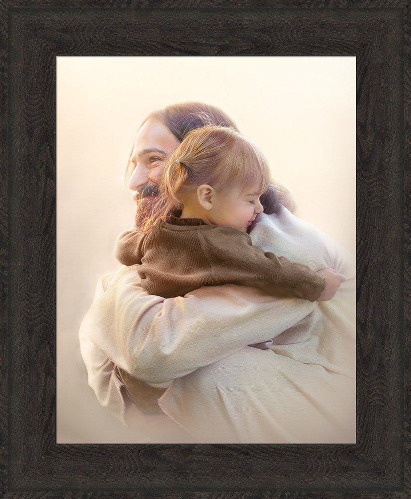 As A Child - framed giclee canvas