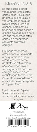 Searching for Heaven bookmark (Portuguese)