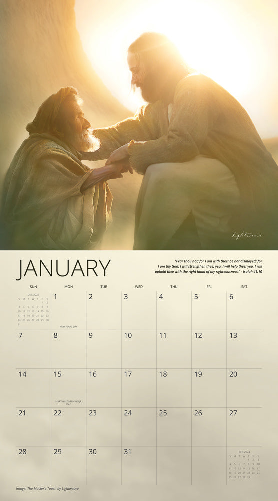 Perfect Love Kelsy and Jesse Lightweave 2024 Calendar