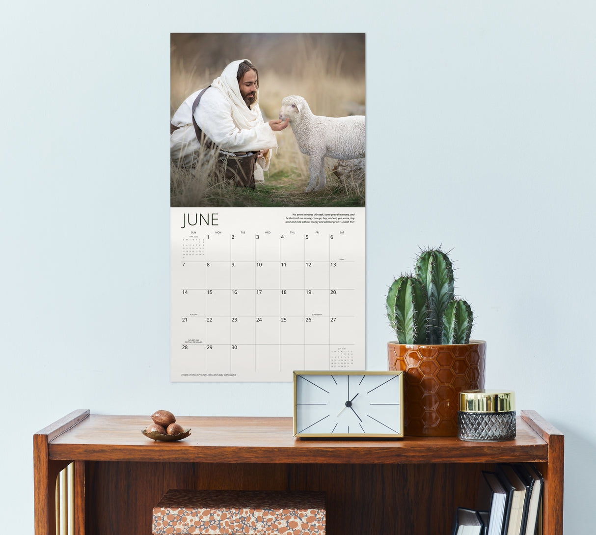 Majestic Savior Kelsy and Jesse Lightweave 2026 Calendar