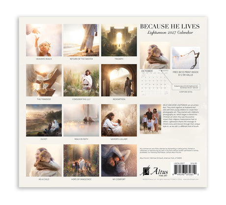 Because He Lives Lightweave 2027 Calendar