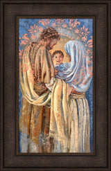 The Holy Family - framed giclee canvas