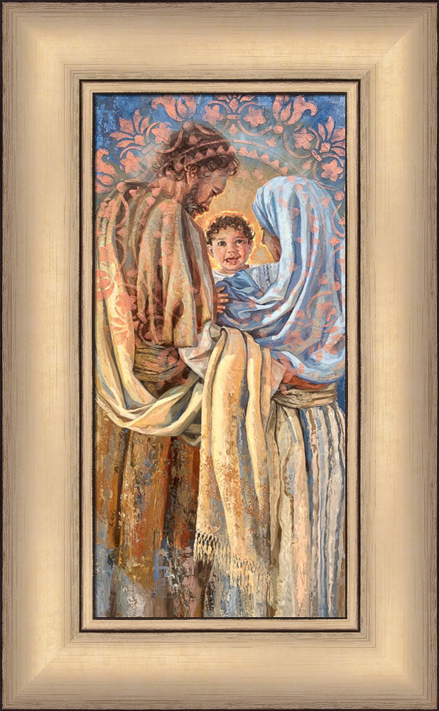 The Holy Family - framed giclee canvas