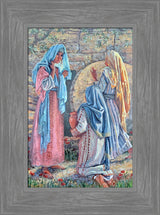 Seeking Christ - framed giclee canvas