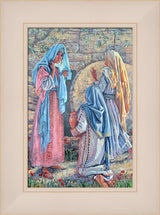 Seeking Christ - framed giclee canvas