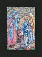 Seeking Christ - framed giclee canvas