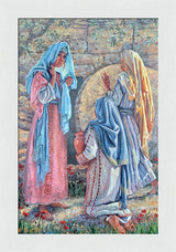 Seeking Christ - framed giclee canvas