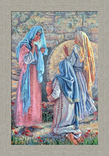 Seeking Christ - framed giclee canvas