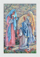 Seeking Christ - framed giclee canvas