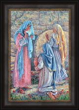 Seeking Christ - framed giclee canvas