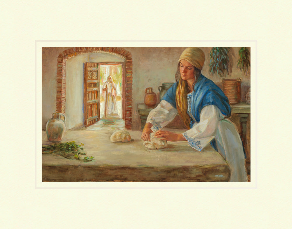 Preparing Bread for Elisha