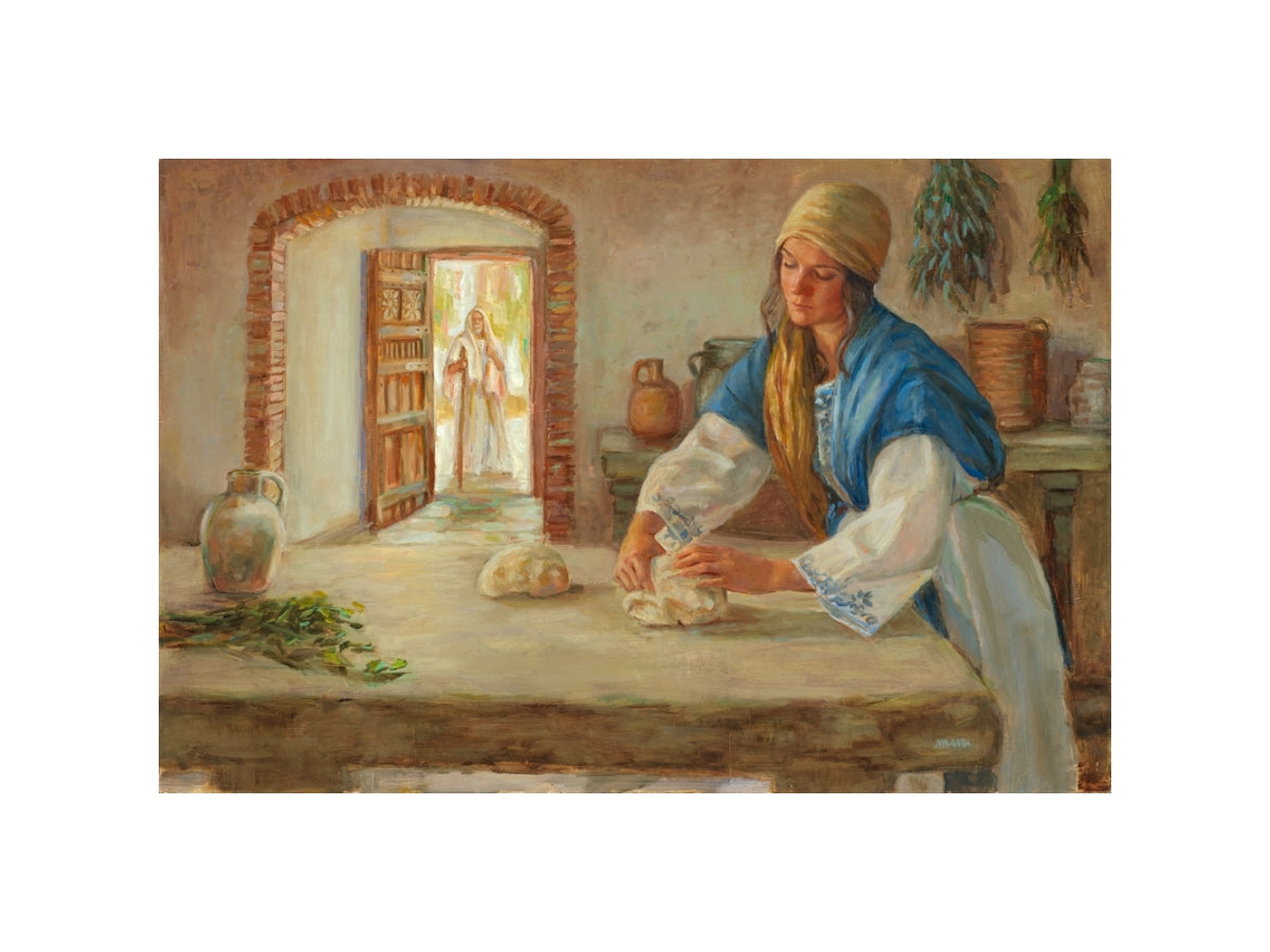 Preparing Bread for Elisha
