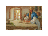 Preparing Bread for Elisha