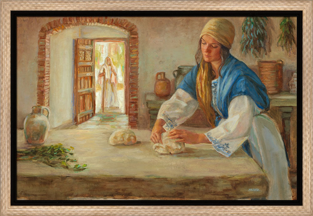 Preparing Bread for Elisha