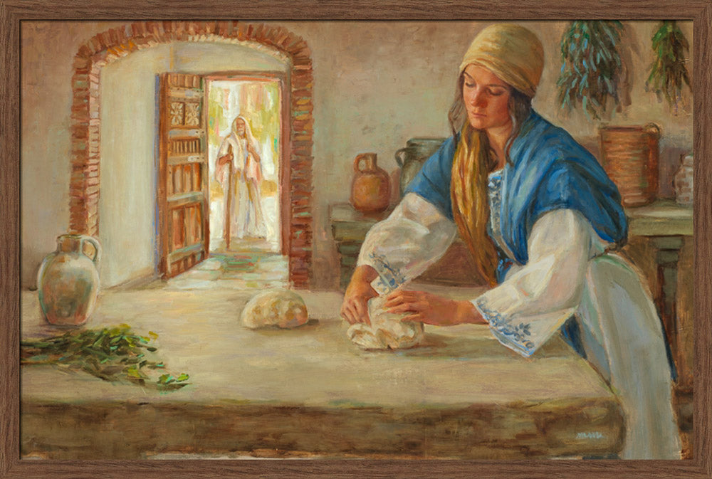 Preparing Bread for Elisha