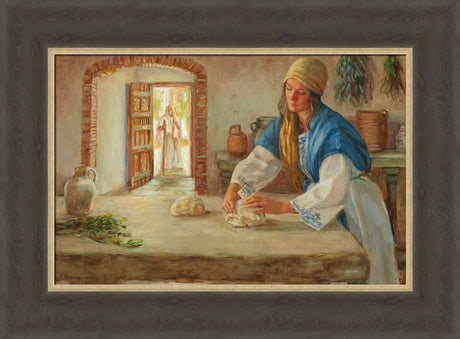 Preparing Bread for Elisha