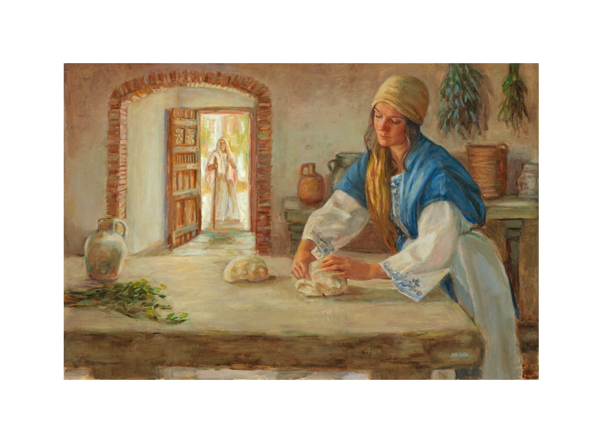 Preparing Bread for Elisha