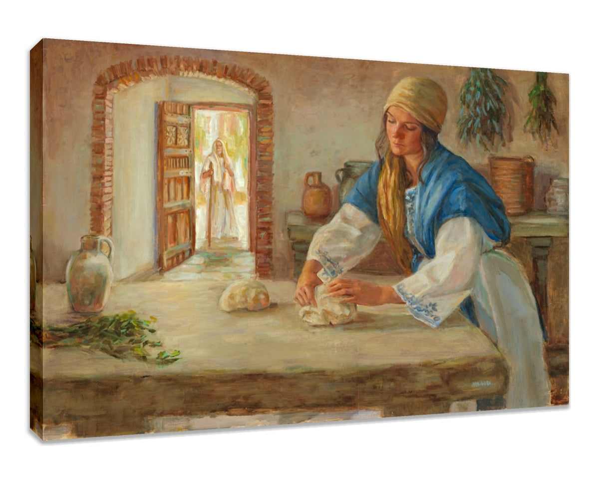Preparing Bread for Elisha