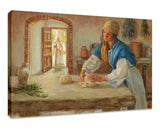 Preparing Bread for Elisha