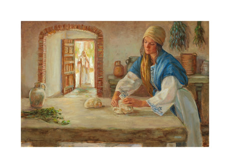 Preparing Bread for Elisha
