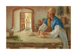 Preparing Bread for Elisha