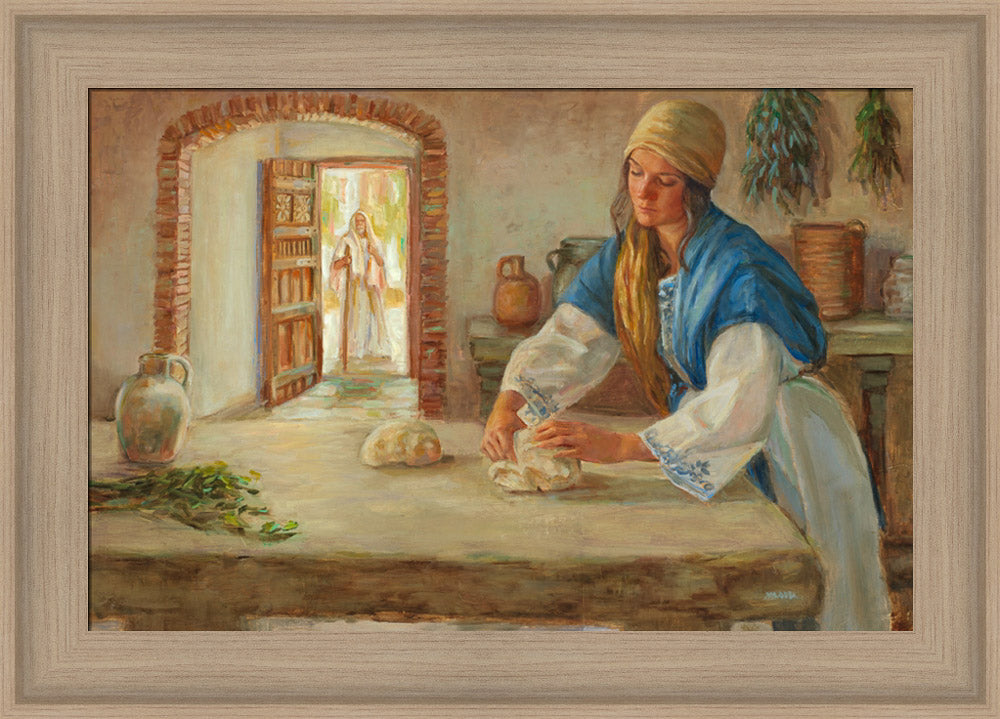 Preparing Bread for Elisha