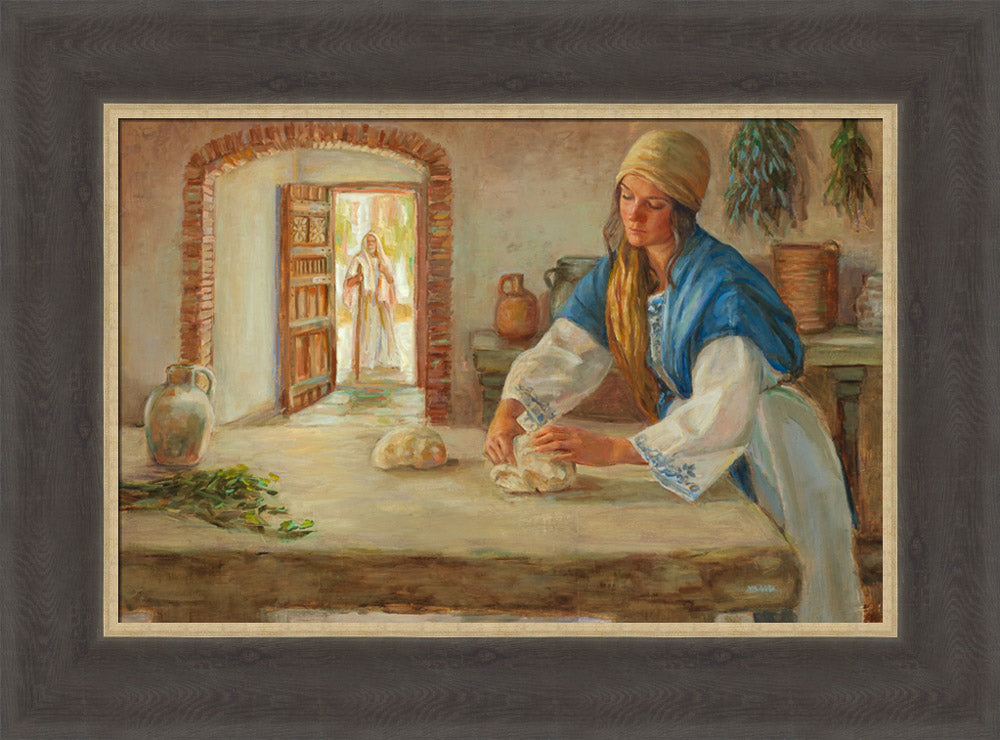 Preparing Bread for Elisha