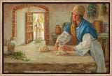 Preparing Bread for Elisha