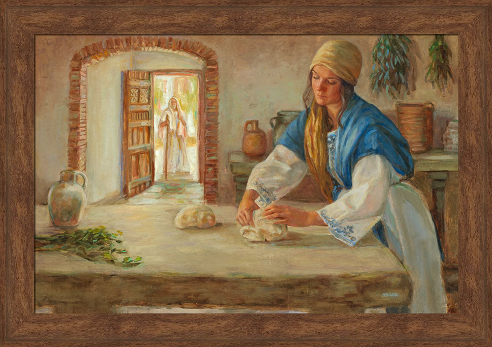 Preparing Bread for Elisha