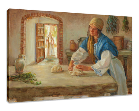 Preparing Bread for Elisha