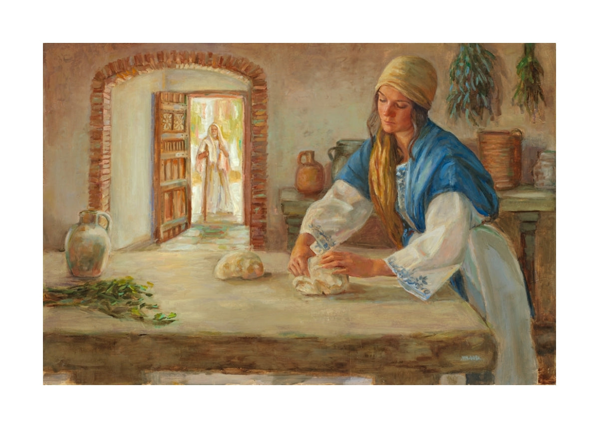 Preparing Bread for Elisha