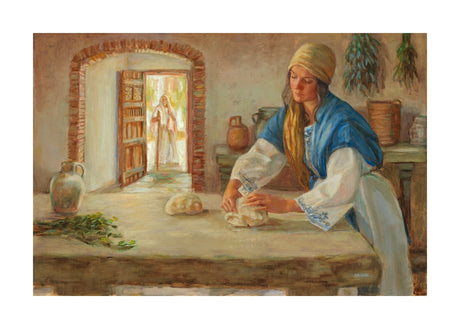 Preparing Bread for Elisha
