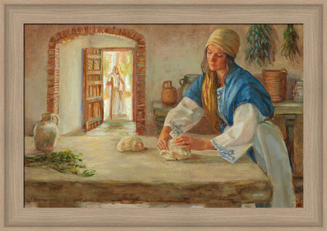 Preparing Bread for Elisha