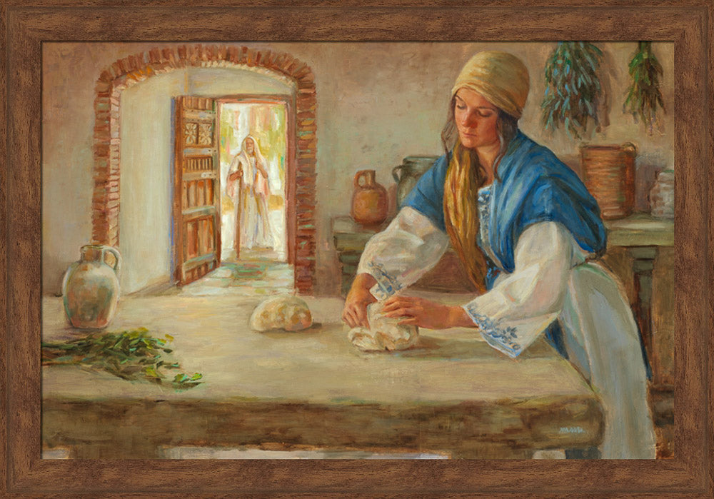 Preparing Bread for Elisha