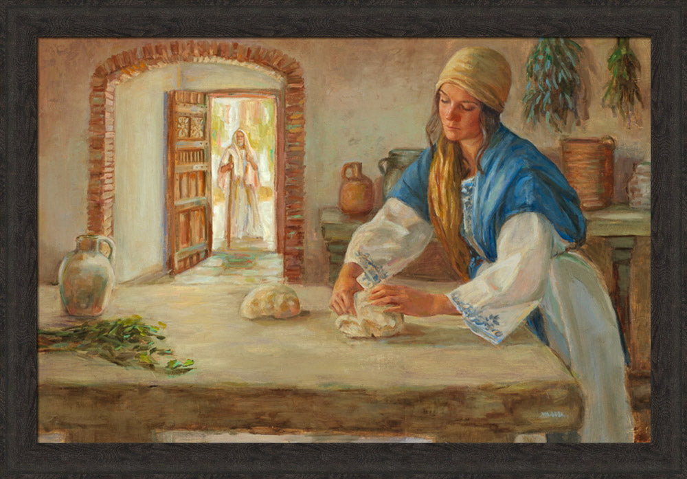 Preparing Bread for Elisha