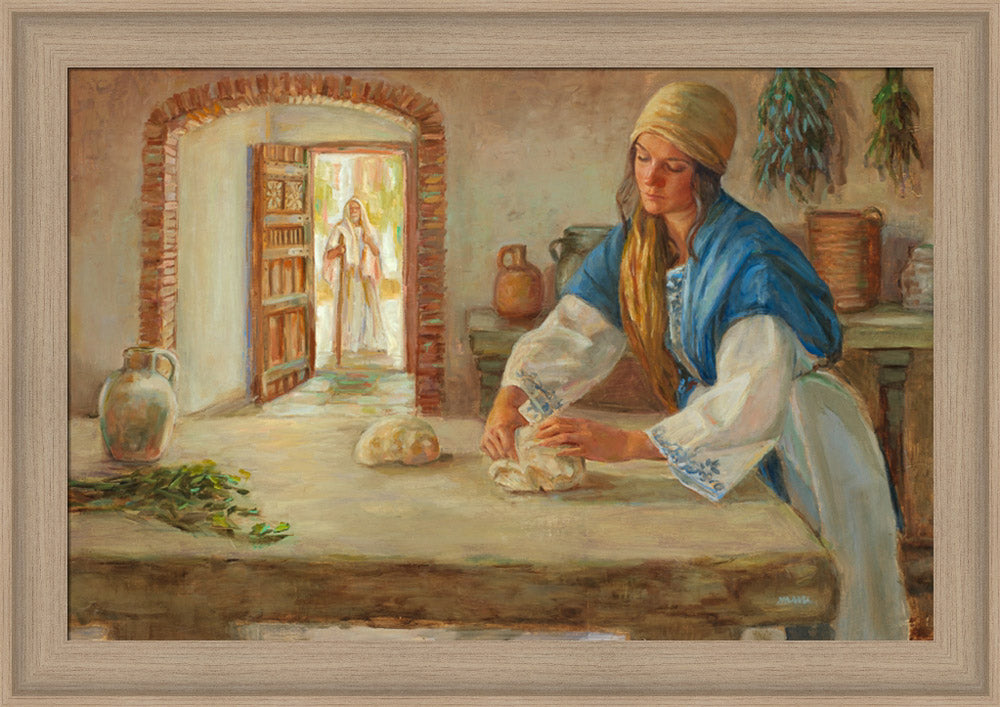 Preparing Bread for Elisha