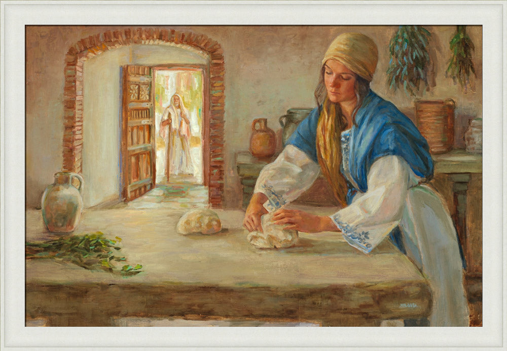 Preparing Bread for Elisha
