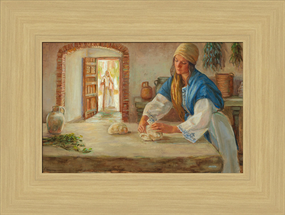 Preparing Bread for Elisha