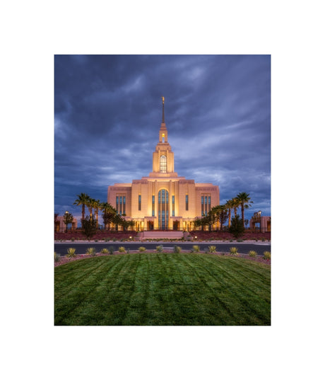 Red Cliffs Temple - Stillness in the Storm