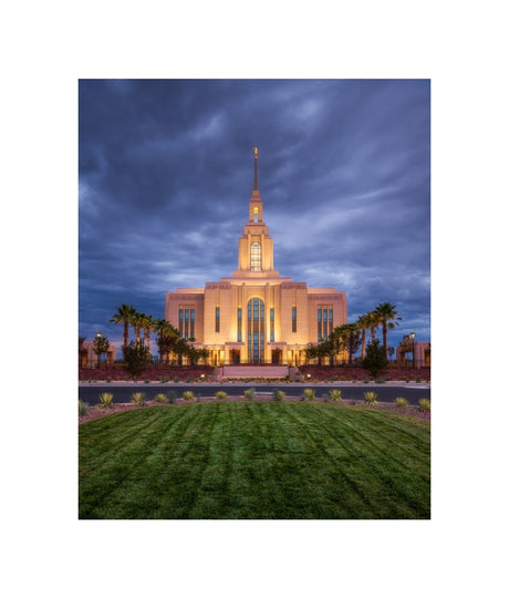 Red Cliffs Temple - Stillness in the Storm
