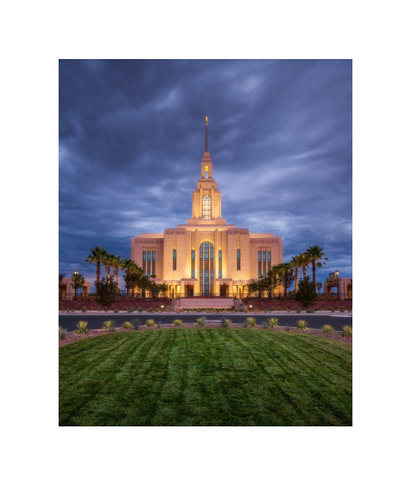 Red Cliffs Temple - Stillness in the Storm