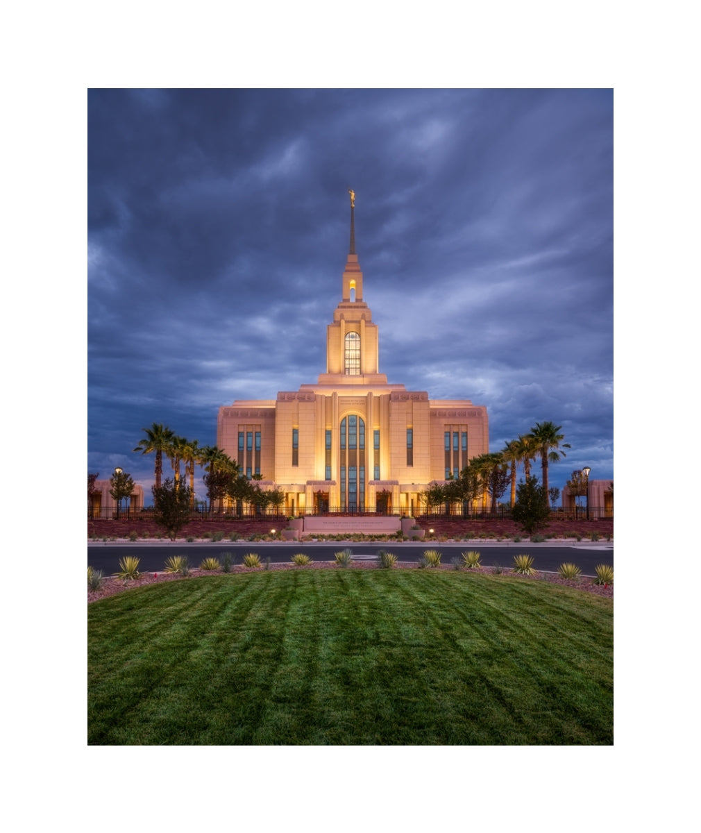 Red Cliffs Temple - Stillness in the Storm